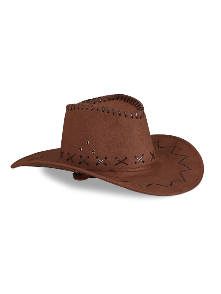 relaxdays Cowboyhut in Dunkelbraun günstig kaufen onesize