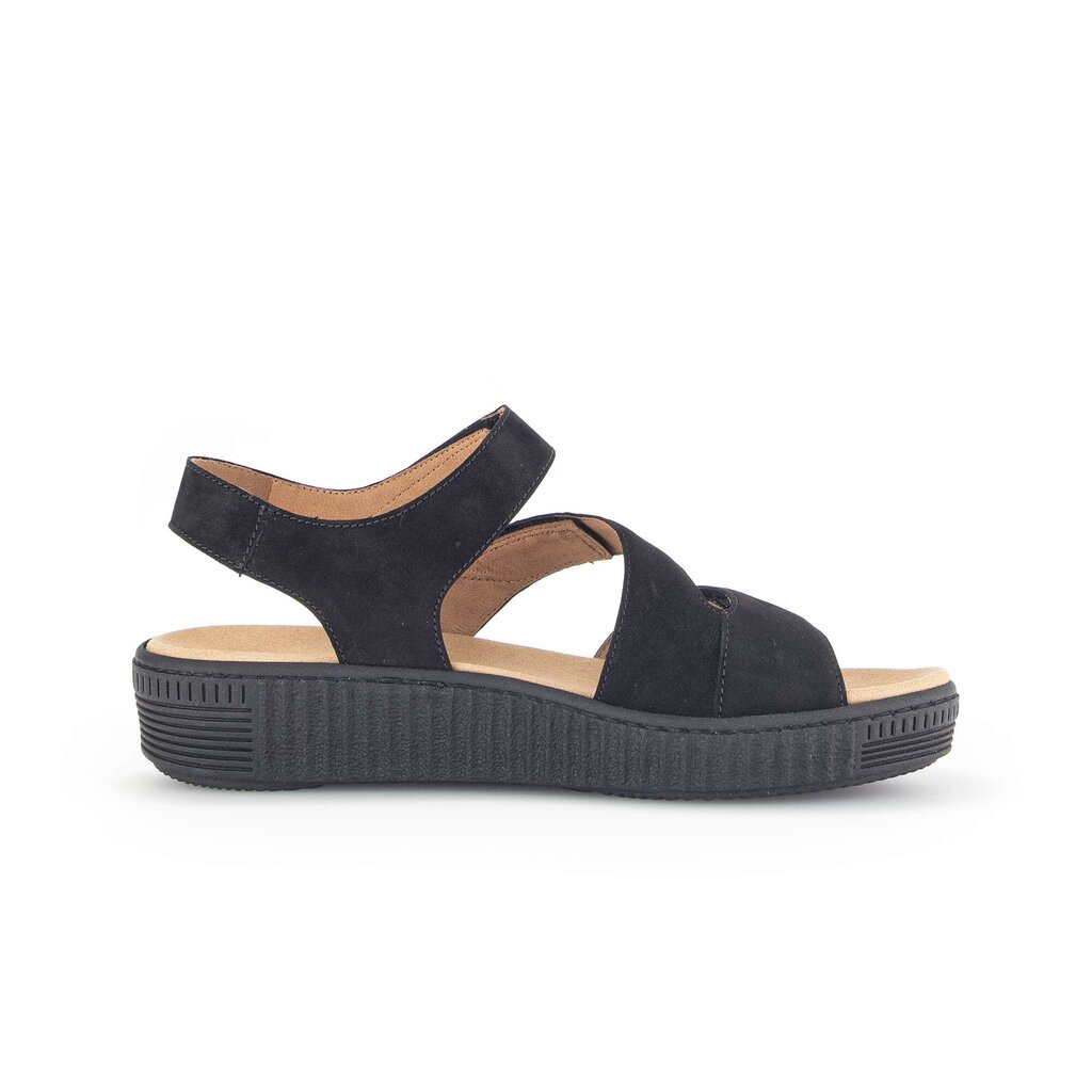 Gabor fashion Plateau Sandale schwarz