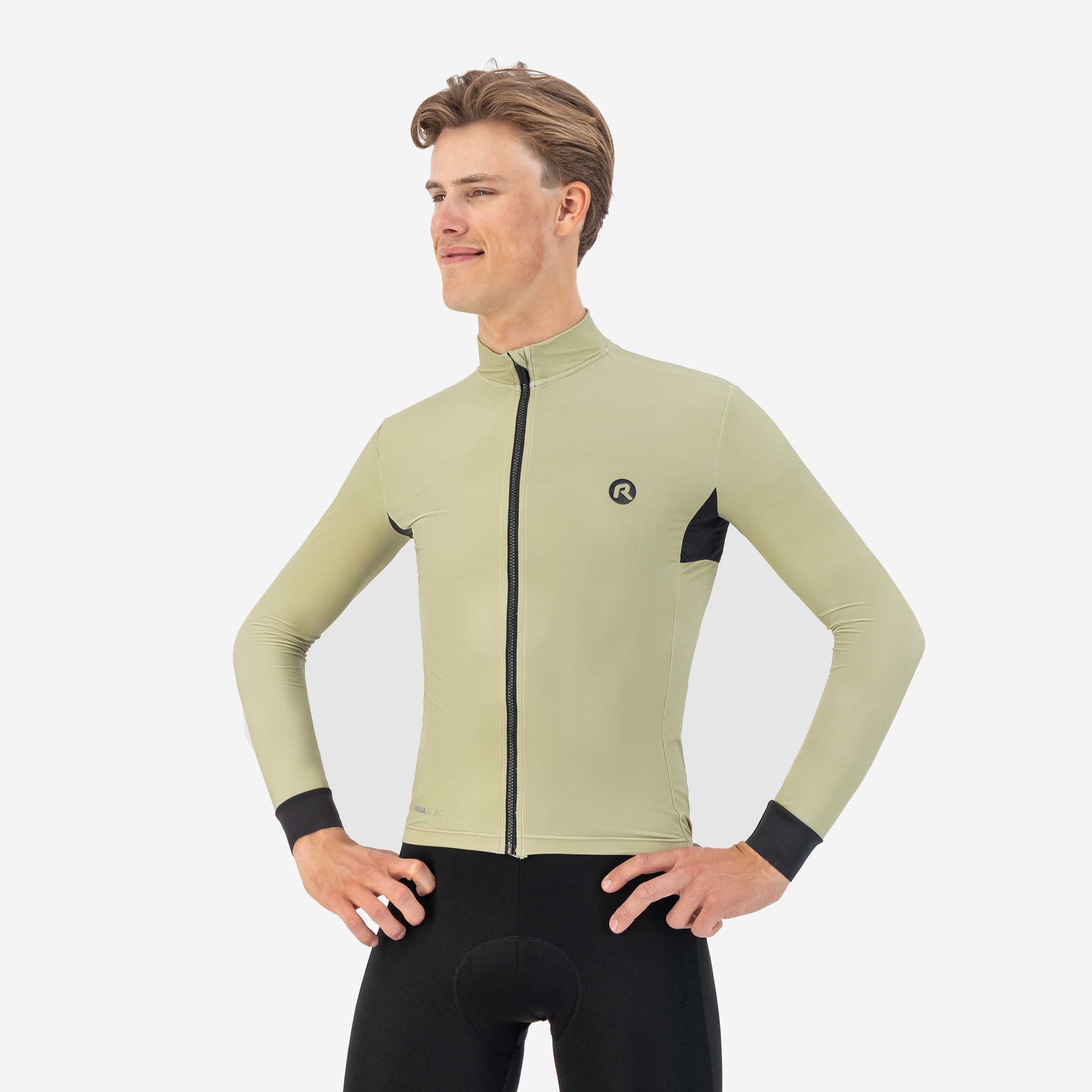 Rogelli Distance Sand Herren Radtrikot Langarm