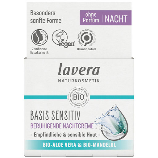 LAVERA Basis Sensitiv Beruhigende Nachtcreme  50 ml  Nachtcreme