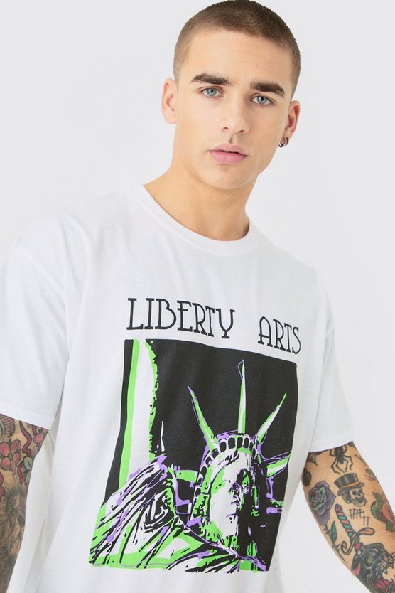 Oversize T-Shirt mit New York City Print