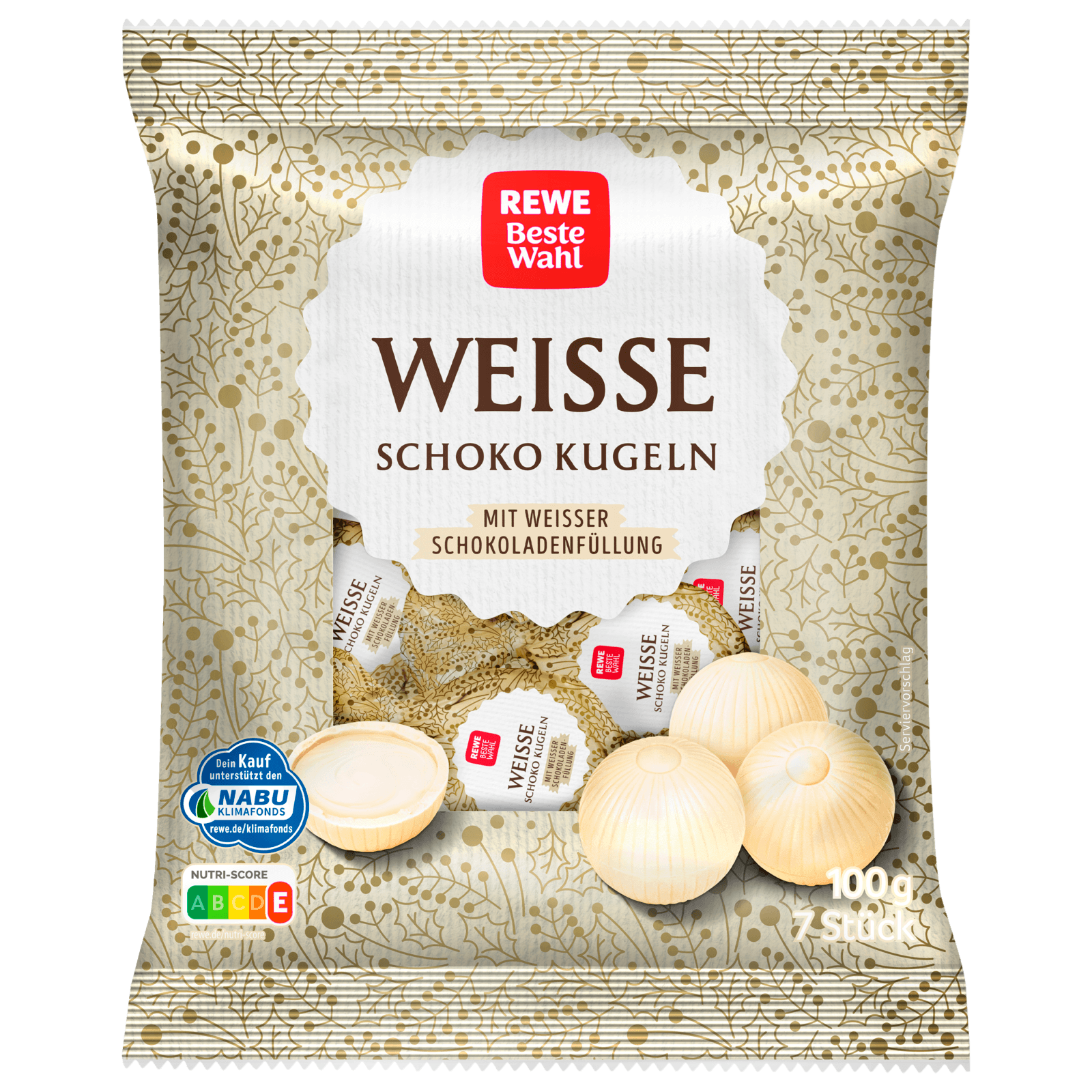REWE Beste Wahl Weisse Schoko Kugeln 100g