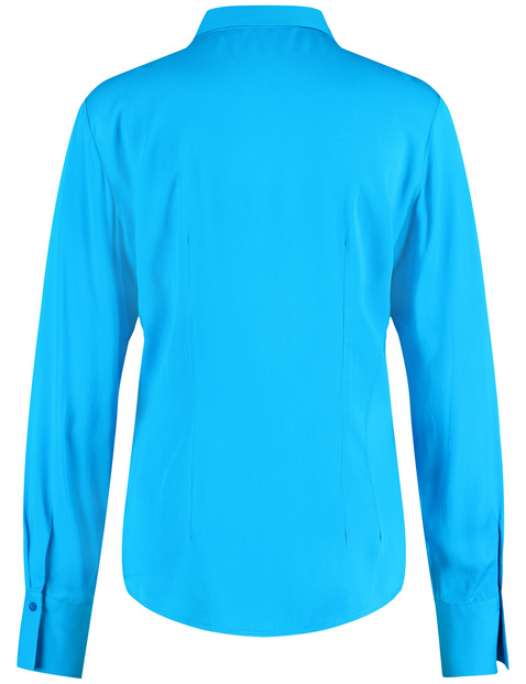 Fein schimmernde Hemdbluse