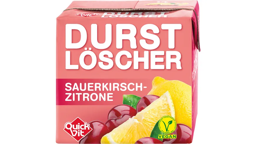 QuickVit Durstlöscher Sauerkirsch-Zitrone 0.5 l
