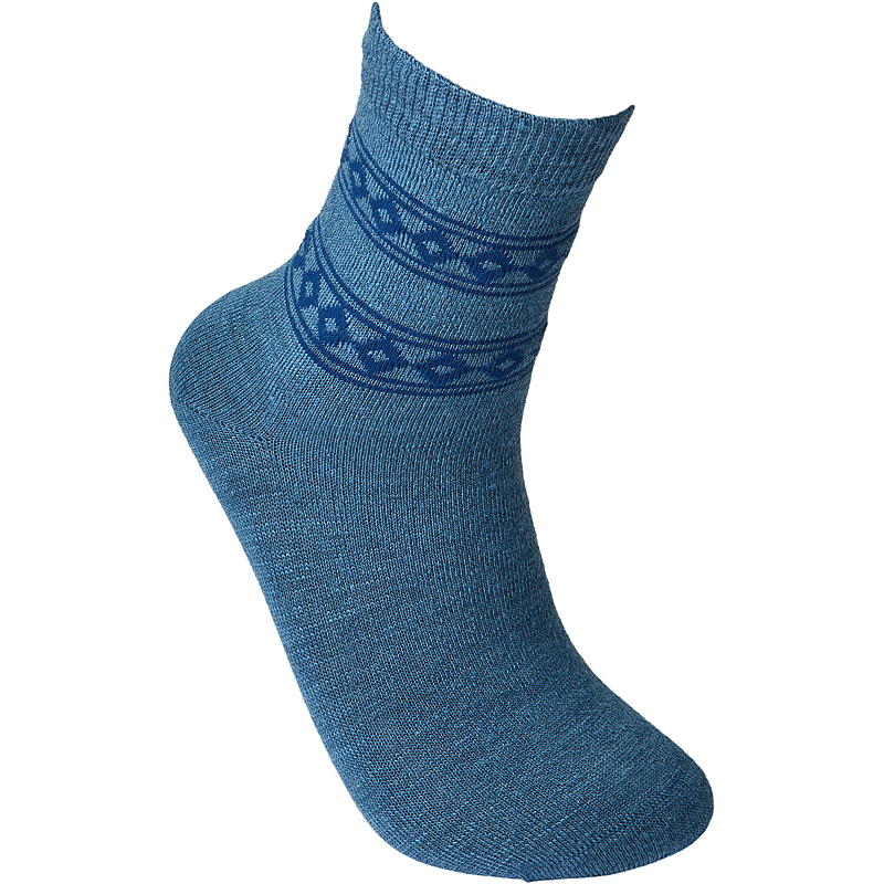 Ullsokk 3-pk str 25/29-35/39 blå