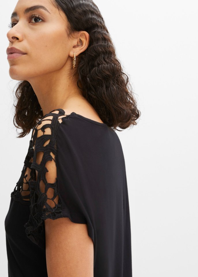 Shirt mit Spitze