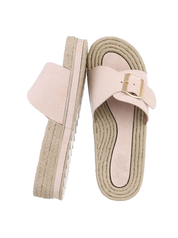 Ital-Design Sandale & Sandalette in Beige günstig kaufen