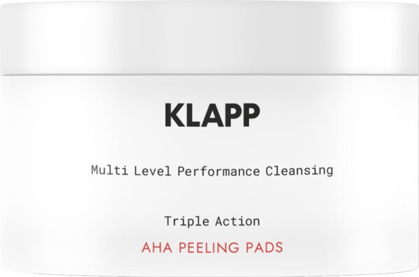 KLAPP Skin Care Science Triple Action AHA Peeling Pads 40 Stk. Gesichtspeeling