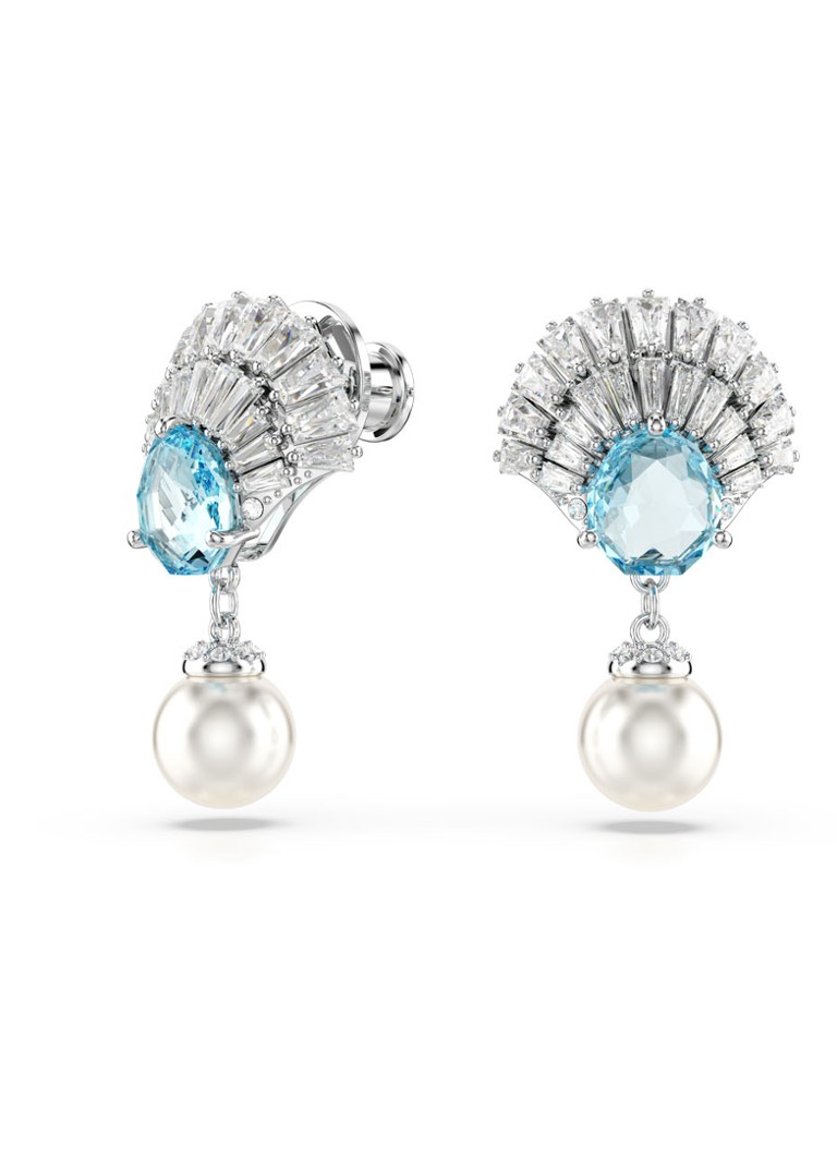 Swarovski Idyllia stud earrings with crystal