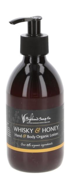 Highland Soap Organic Hand & Bodylotion Whisky & Honey 300 ml