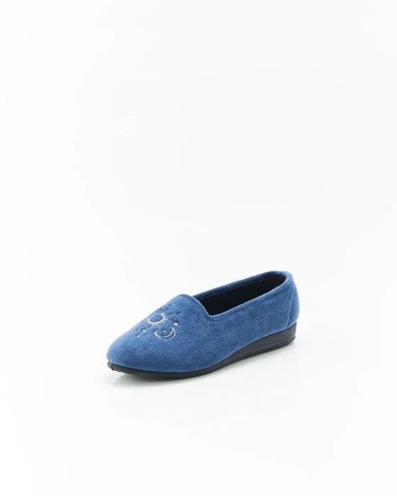 Ballerines d'intérieur brodées Thermolactyl