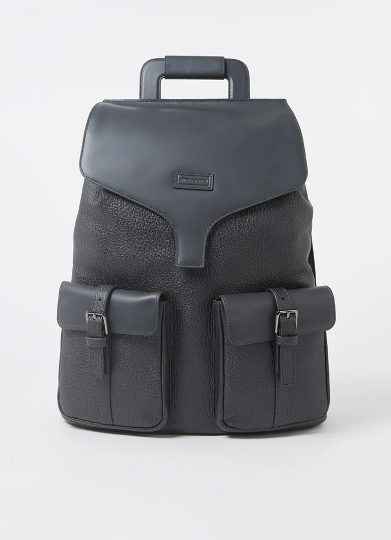 Batoh z telecí kůže Emporio Armani