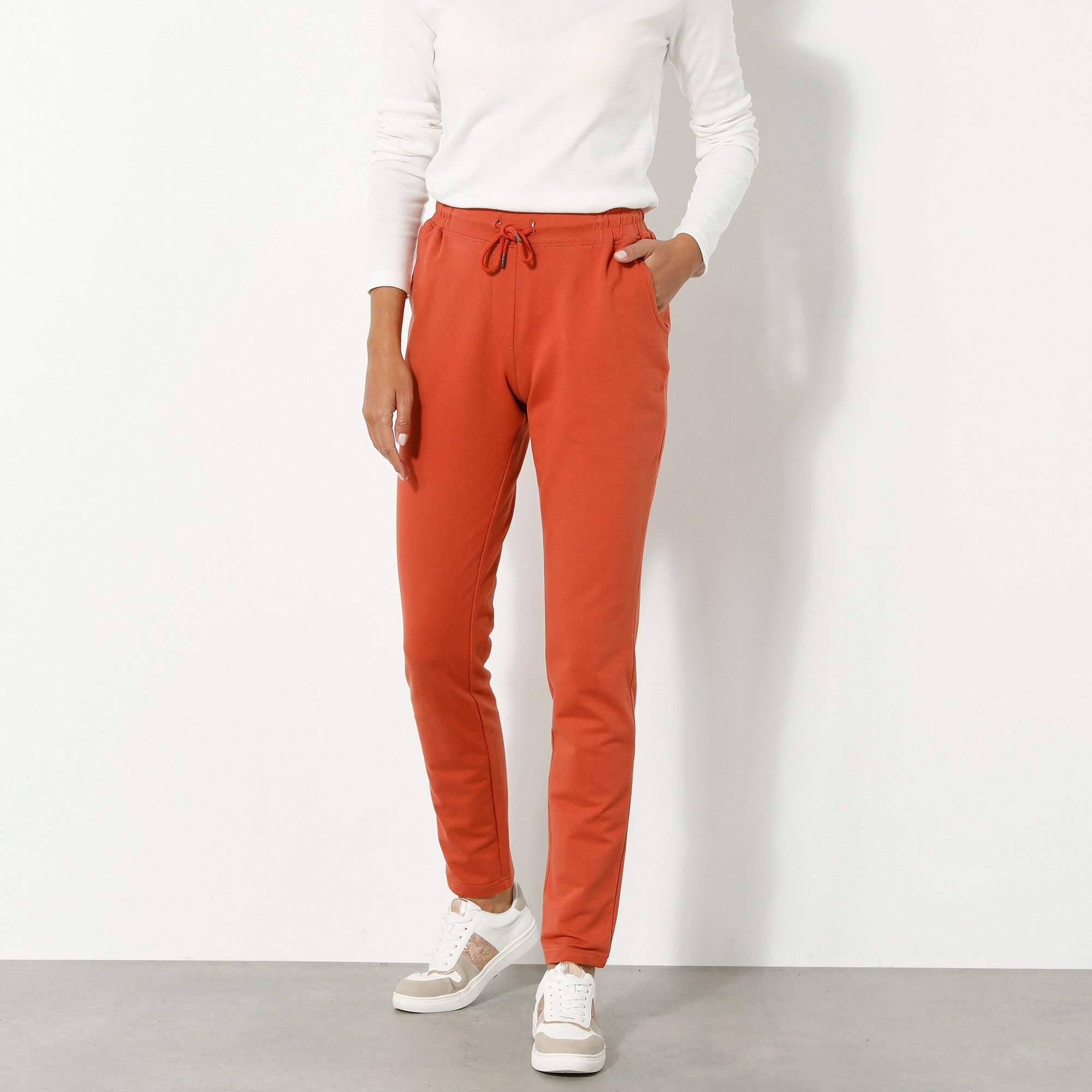 Pantalon jogpant ceinture élastiquée molleton