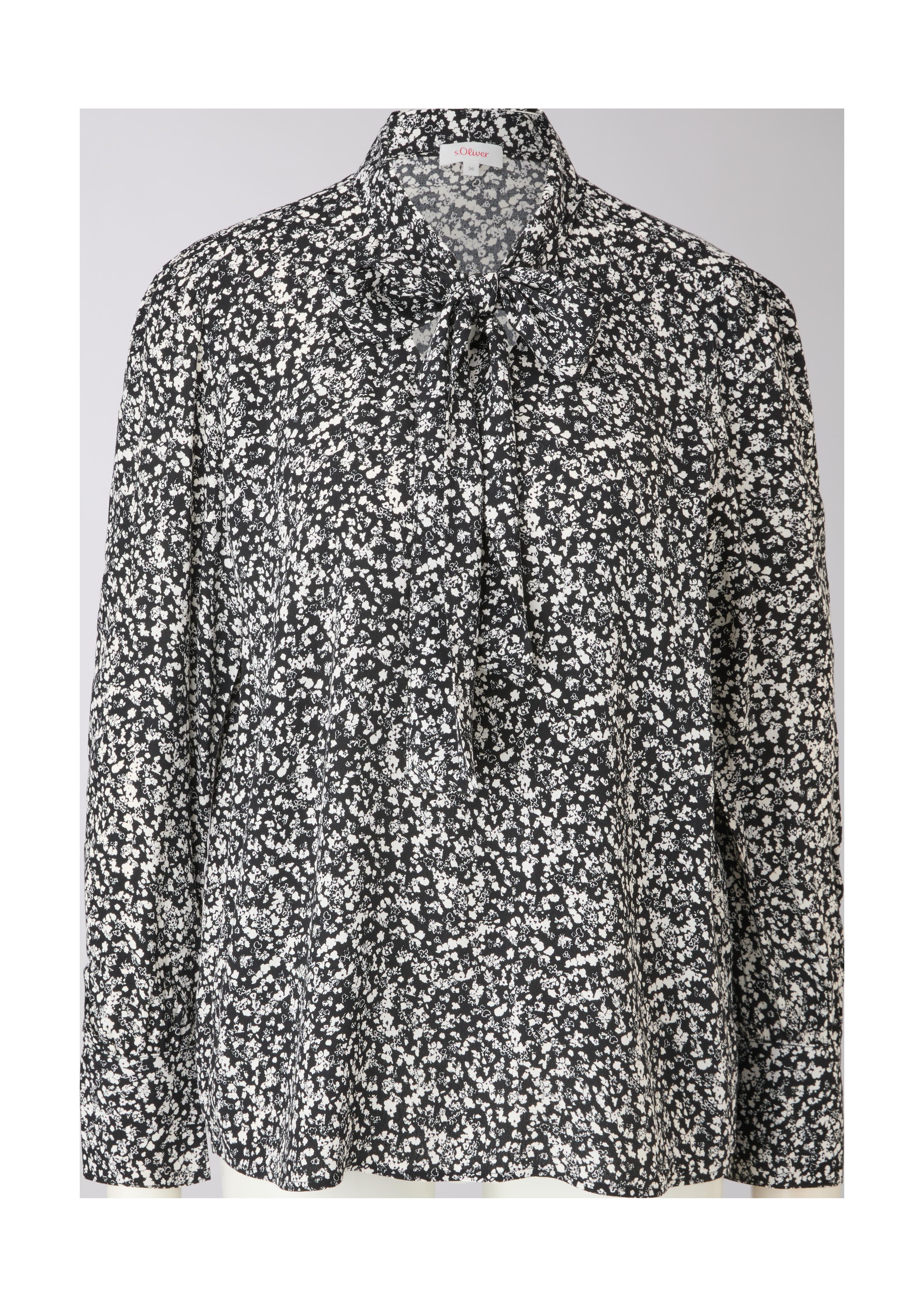 Bluse mit Schluppe  2120848-99A2
