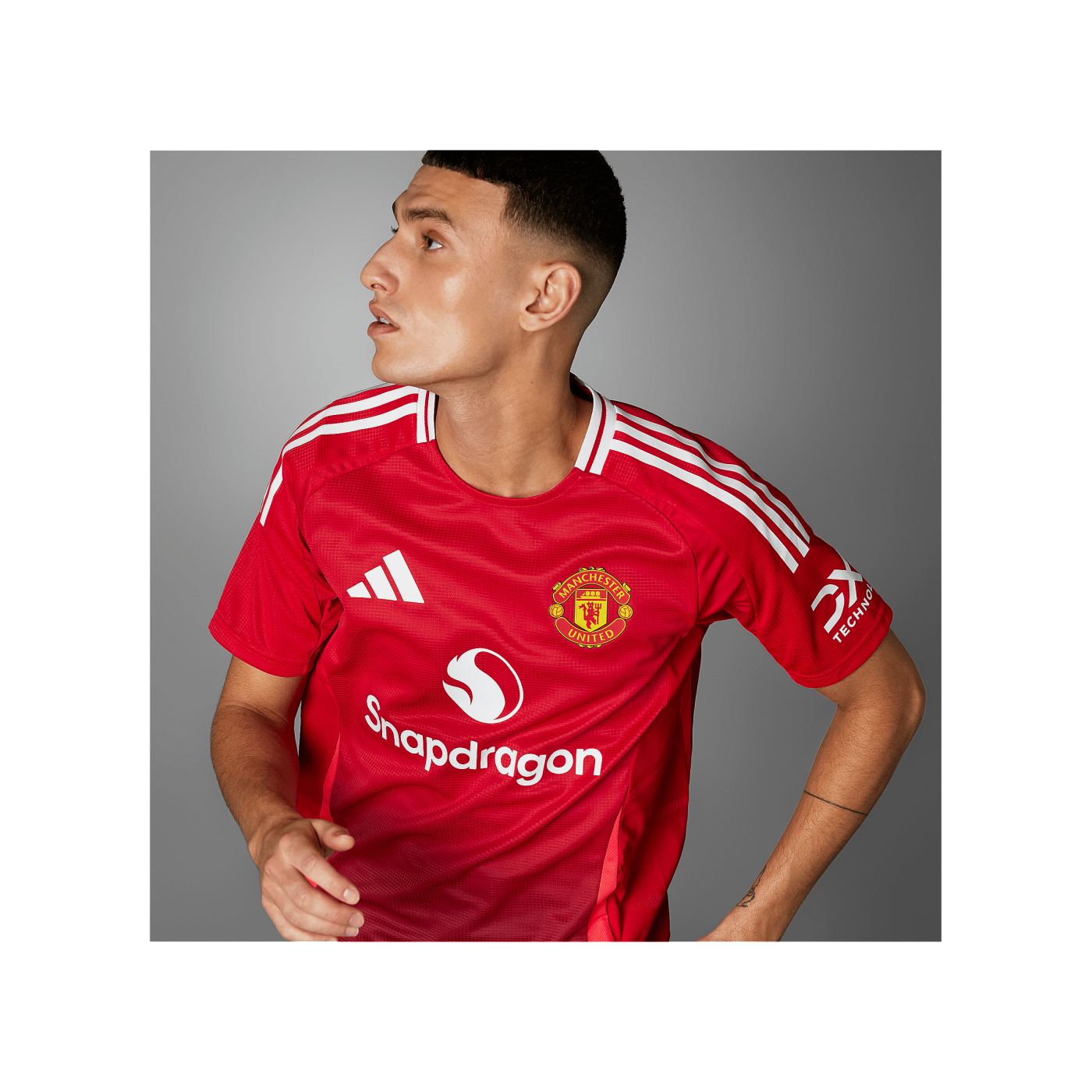 adidas Manchester United Auth. Trikot Home 2024/2025 Rot