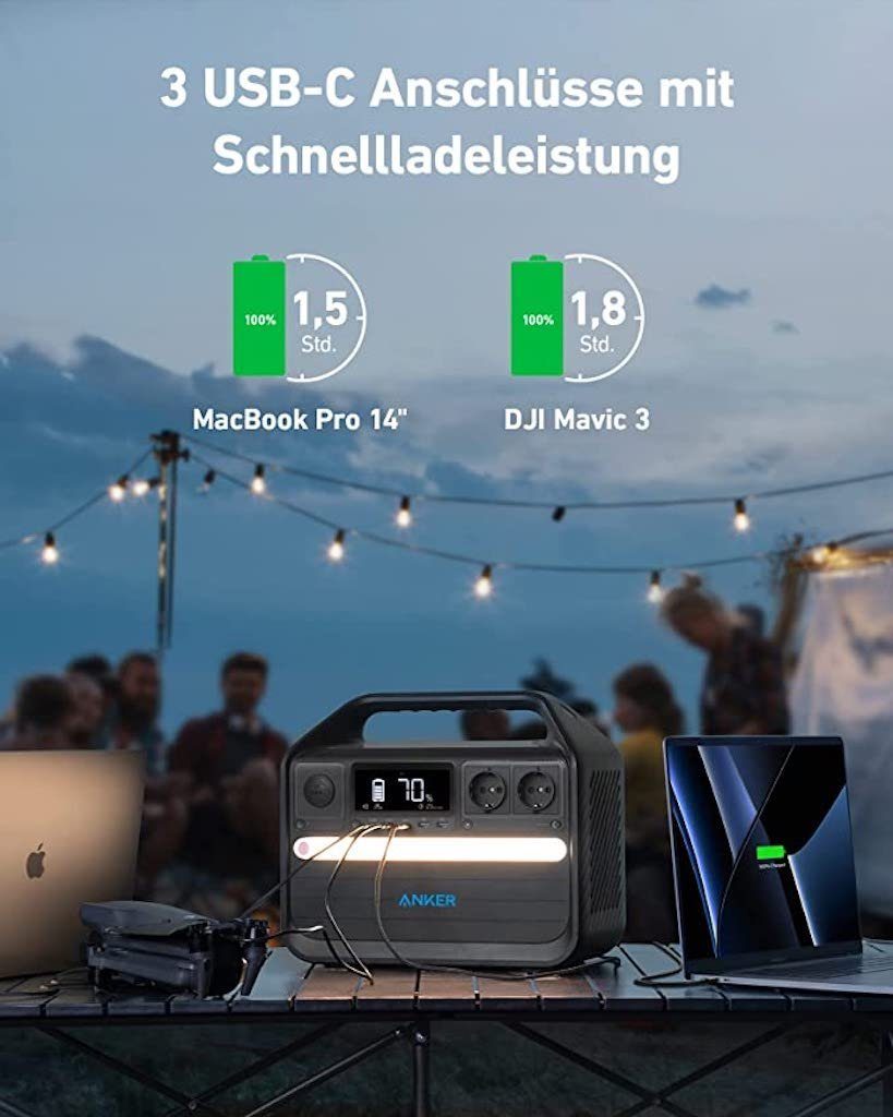 Anker Stromerzeuger 555 Powerstation 1024Wh, (1-tlg)