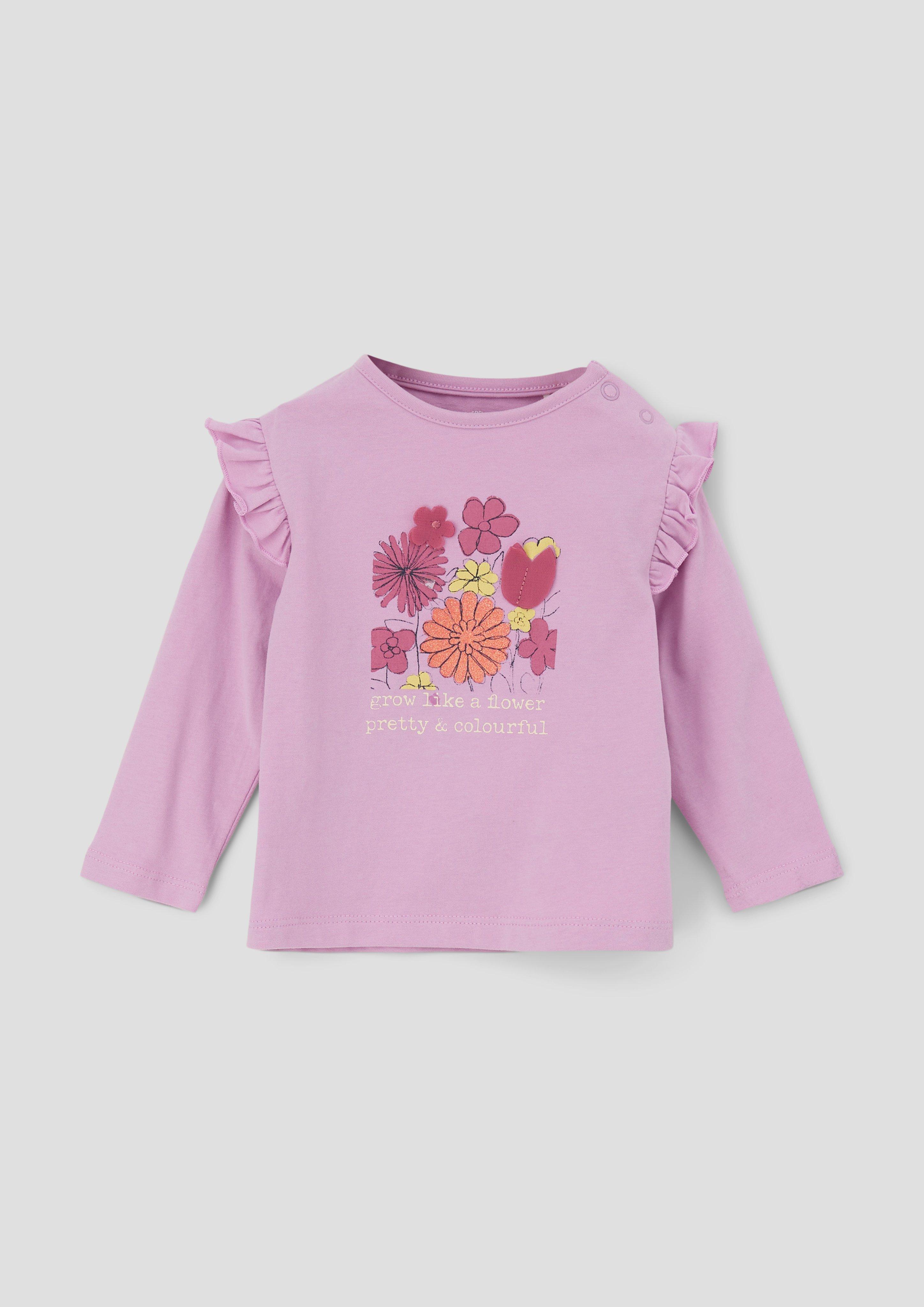 Longsleeve mit Rüschen  2134439-4443