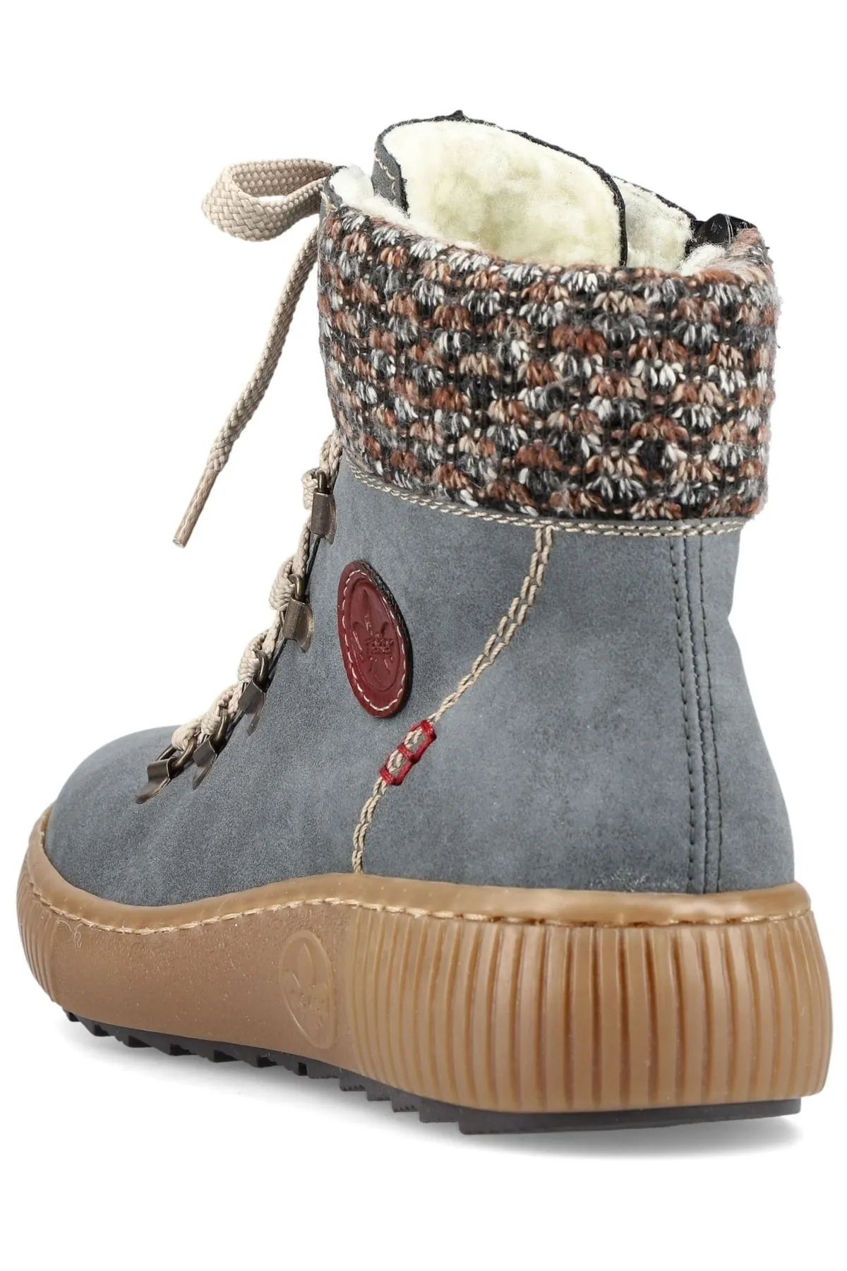 Rieker  Stiefelette - Blau - Flacher Absatz