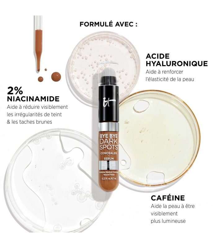 IT COSMETICS-BYE BYE DARKSPOTS CONCEALER-Correcteur de teint + sérum