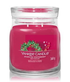 Yankee Candle Sparkling Winterberry Signature Jar Duftkerze-368 g