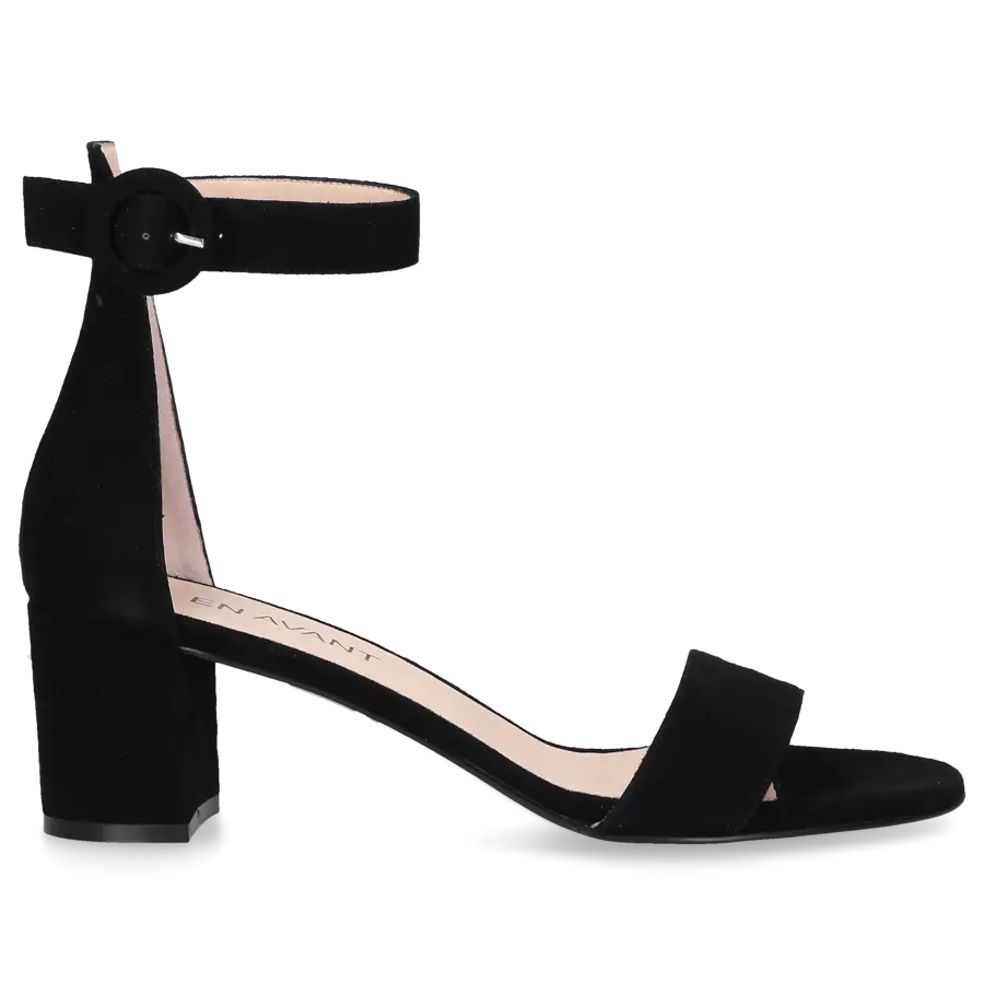 EN AVANT - Sandalen GR4 Veloursleder - schwarz