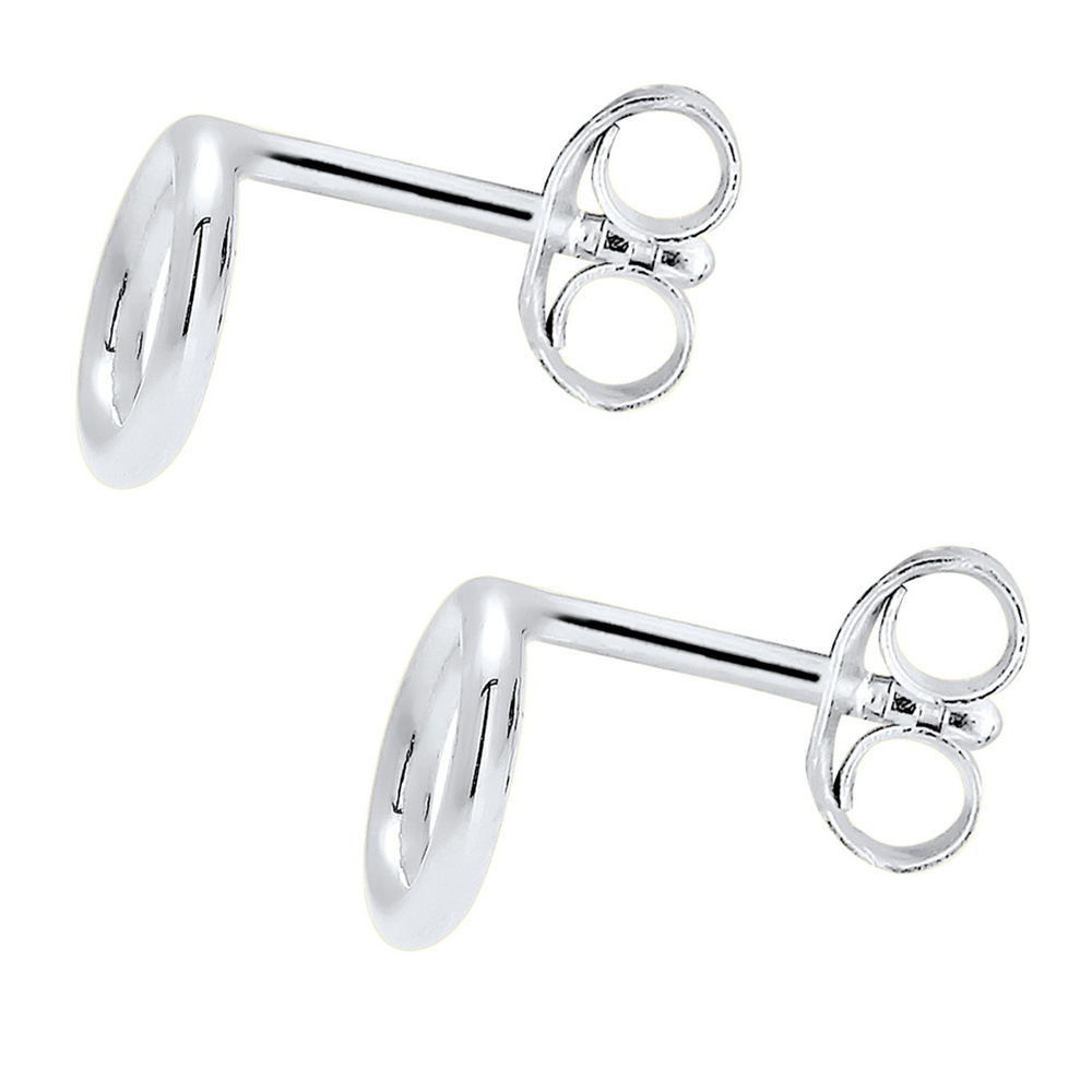 Elli Elli by Julie & Grace Boucles d'Oreilles Cercle de base Geo Minimal en argent ste Boucles d'oreilles