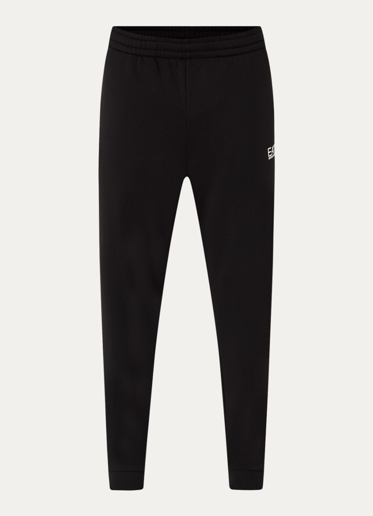 Teplákové nohavice Emporio Armani zúženého strihu s bočnými vreckami a logom