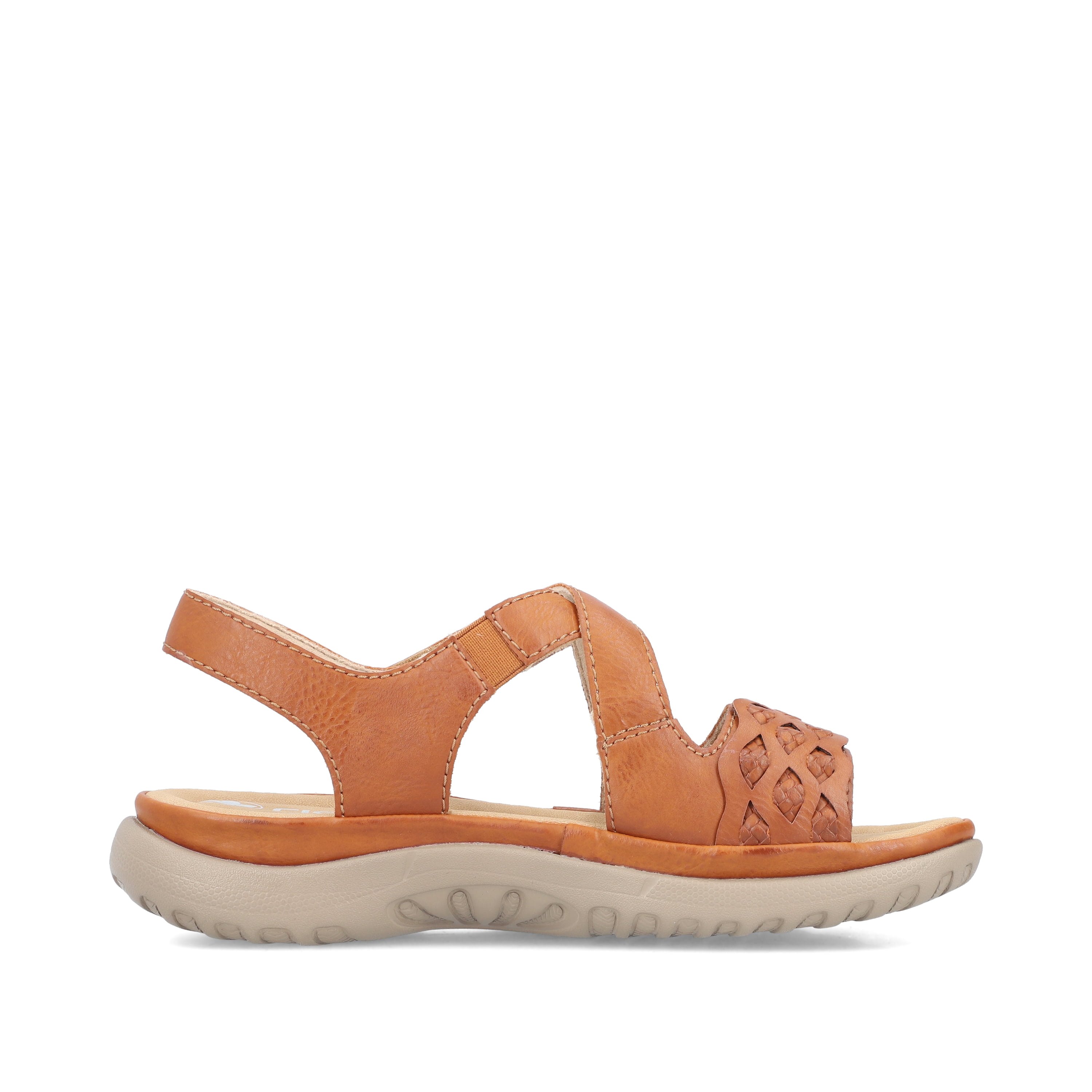 Rieker Damen Riemchensandalen nussbraun