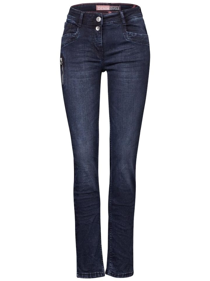 Cecil Jeans in blue black washed günstig kaufen