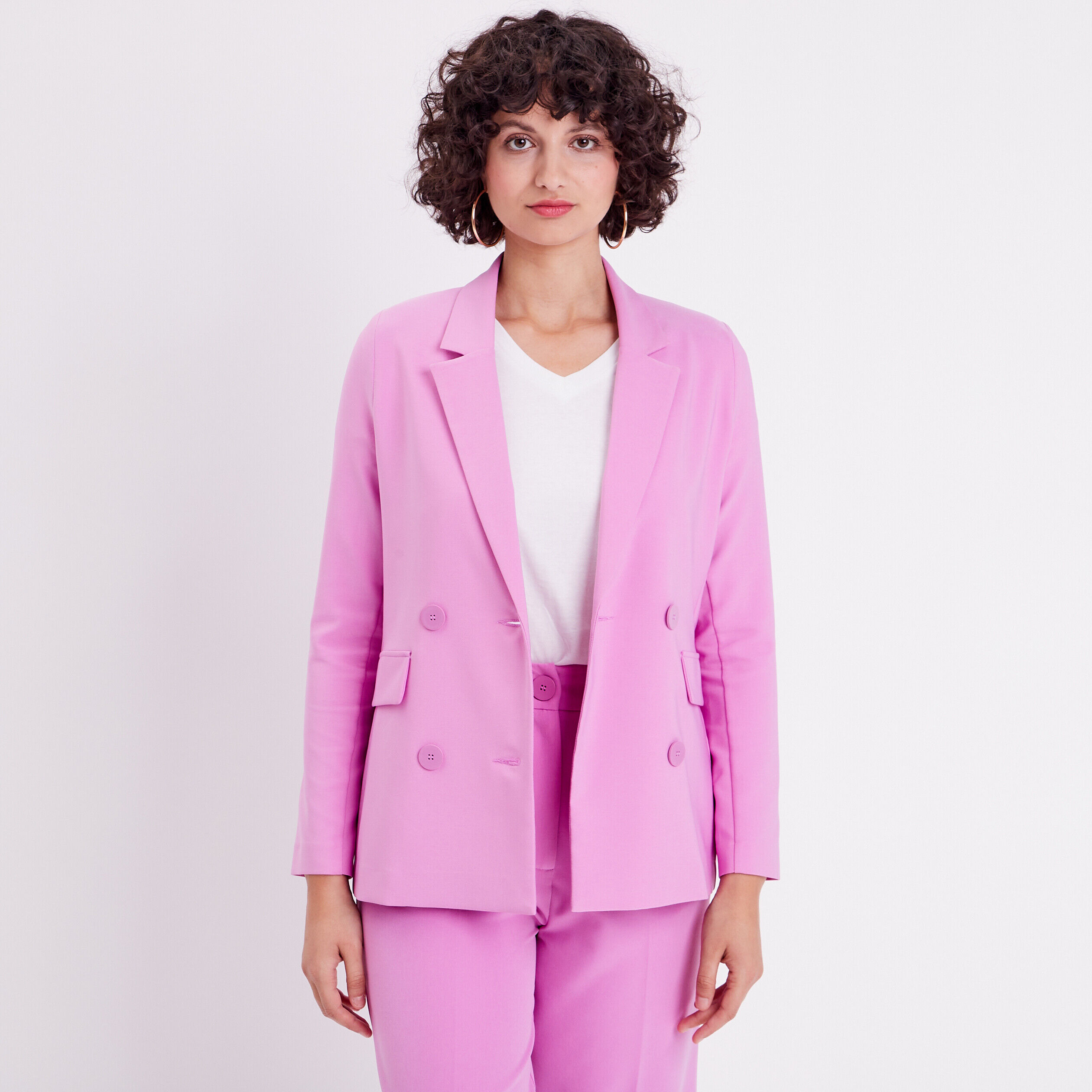 Veste blazer violet femme | Cache Cache