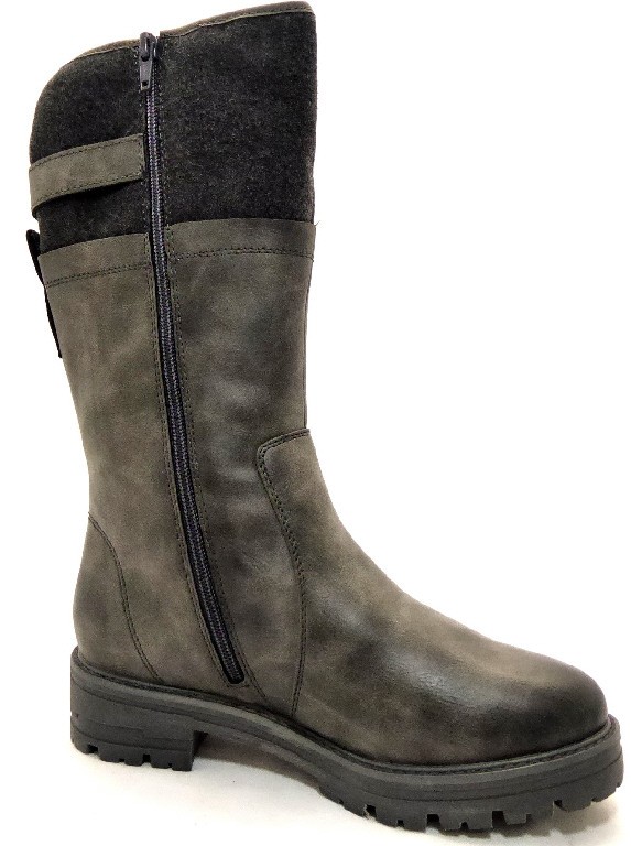 JANA Stiefeletten grau