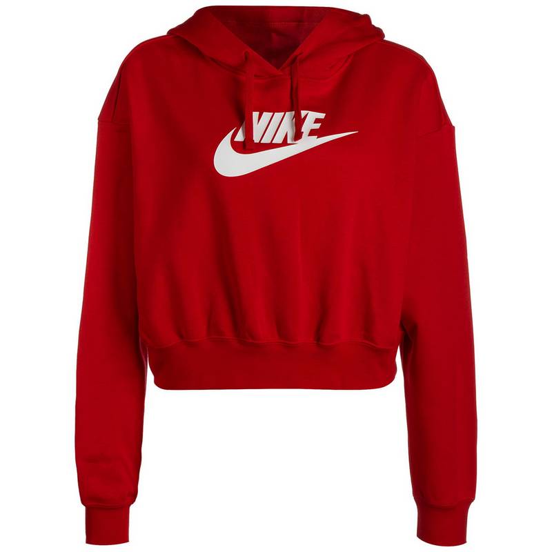 Nike Club Fleece Crop Hoodie Damen
