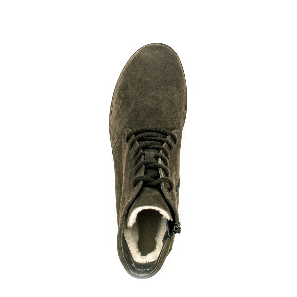 Gabor fashion Schnürstiefelette grün