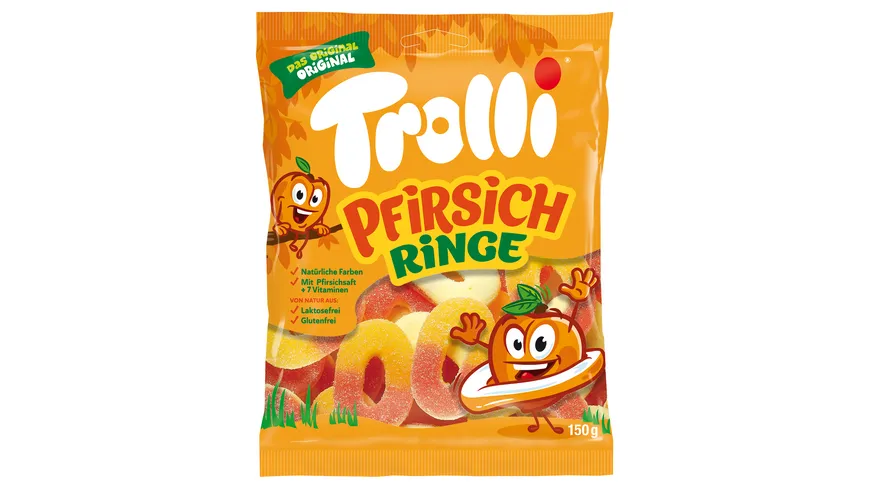 Trolli Pfirsichringe 150 g