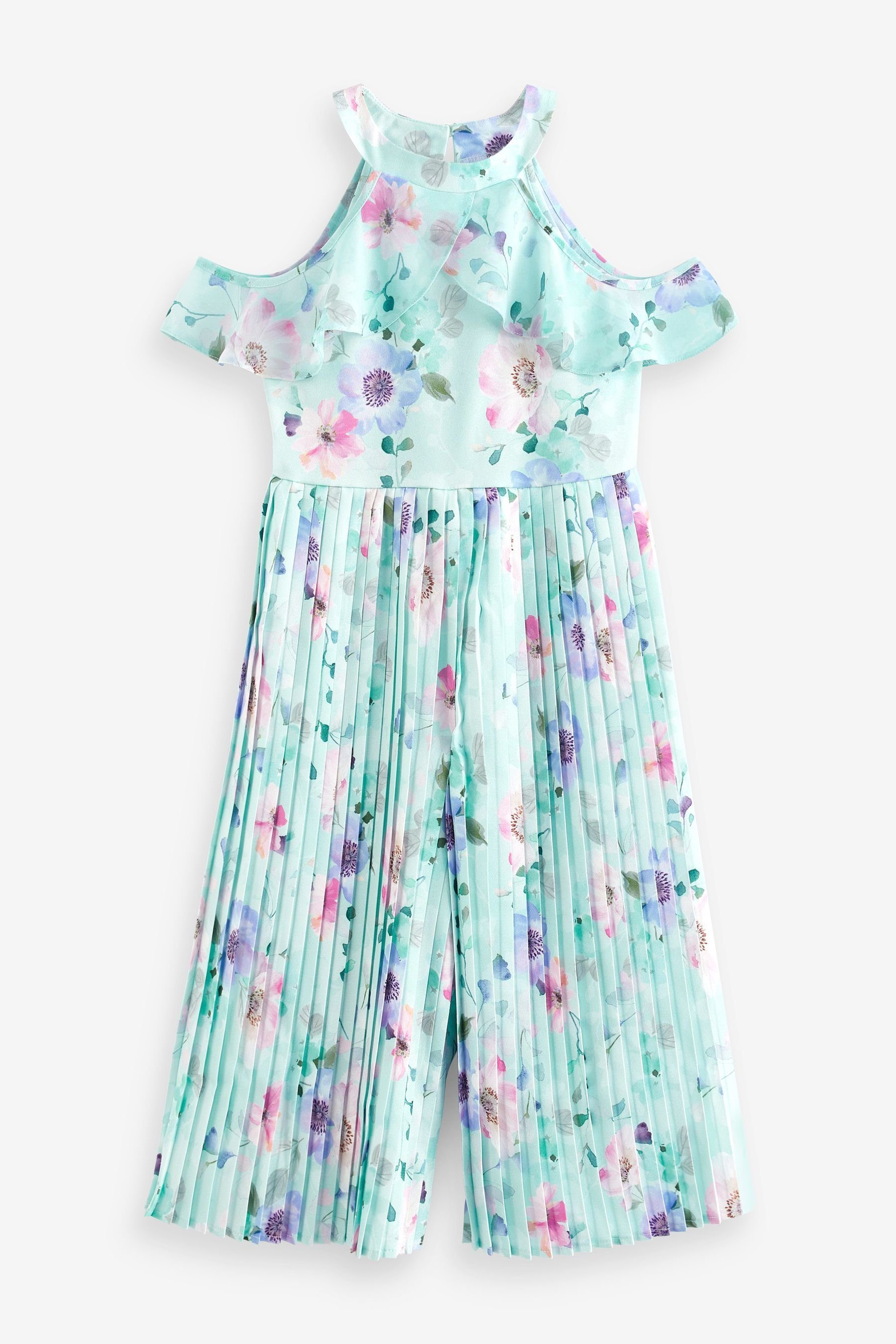 Next Jumpsuit Overall mit Blumendruck (1-tlg)