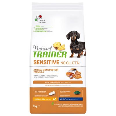 Natural Trainer Sensitive No Gluten Adult Small mit Lachs