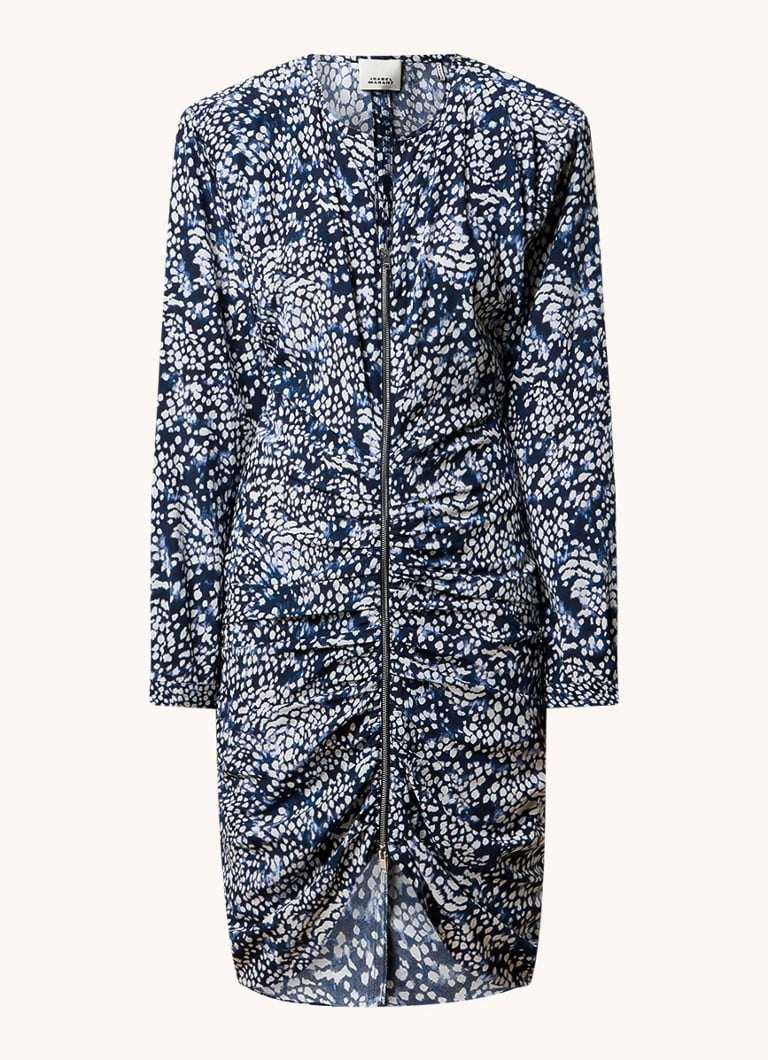 Abito midi Hermina di Isabel Marant in misto seta con spalline