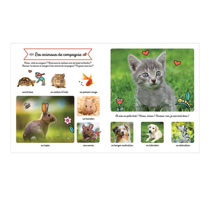 Livre Le grand imagier des animaux à toucher - Larousse Jeunesse