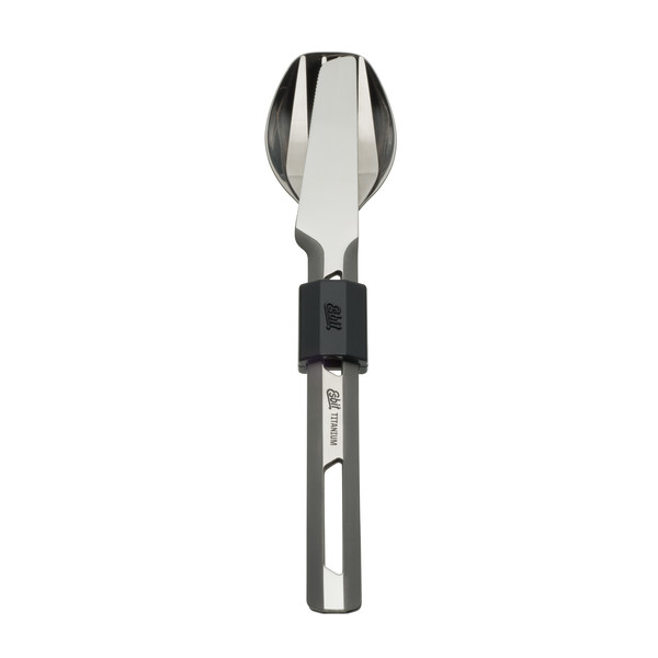 TITAN BESTECK-SET, 3 TEILIG, MIT SILIKON-MANSCHETTE - Campingbesteck