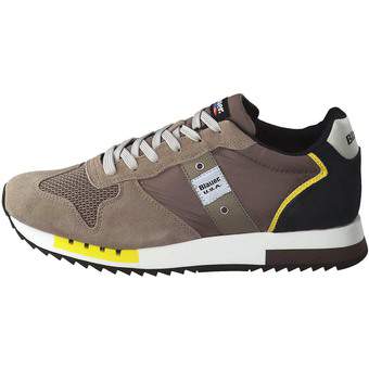 Blauer USA Schnürsneaker in braun