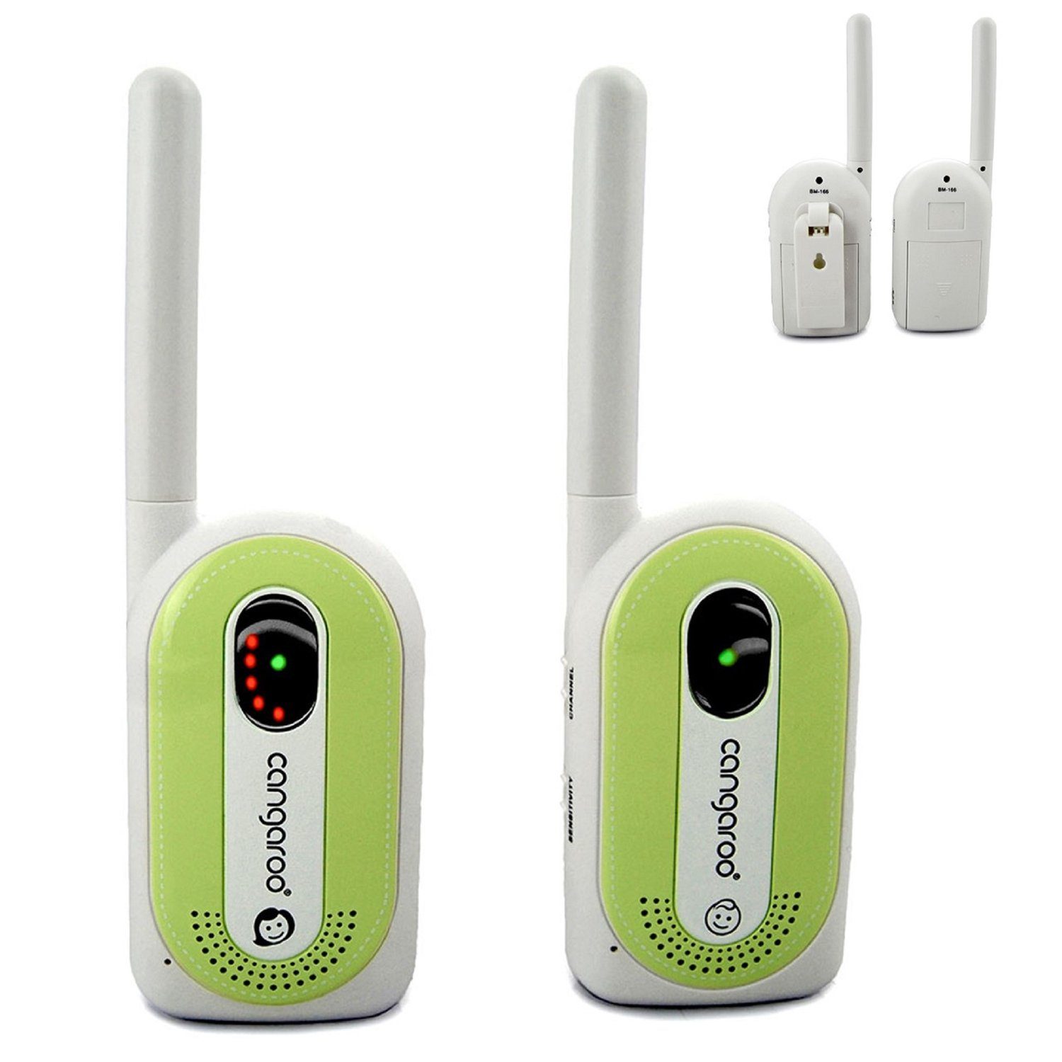 Cangaroo Babyphone Babyphone Maternal Instinct, bis 1,3 km Reichweite, Empfänger mit Gürtelclip