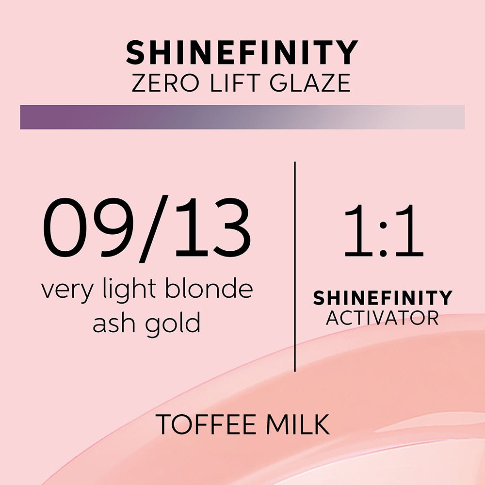 Wella Shinefinity Glaze Toffee Milk 09/13 Haarfarbe 60 ml