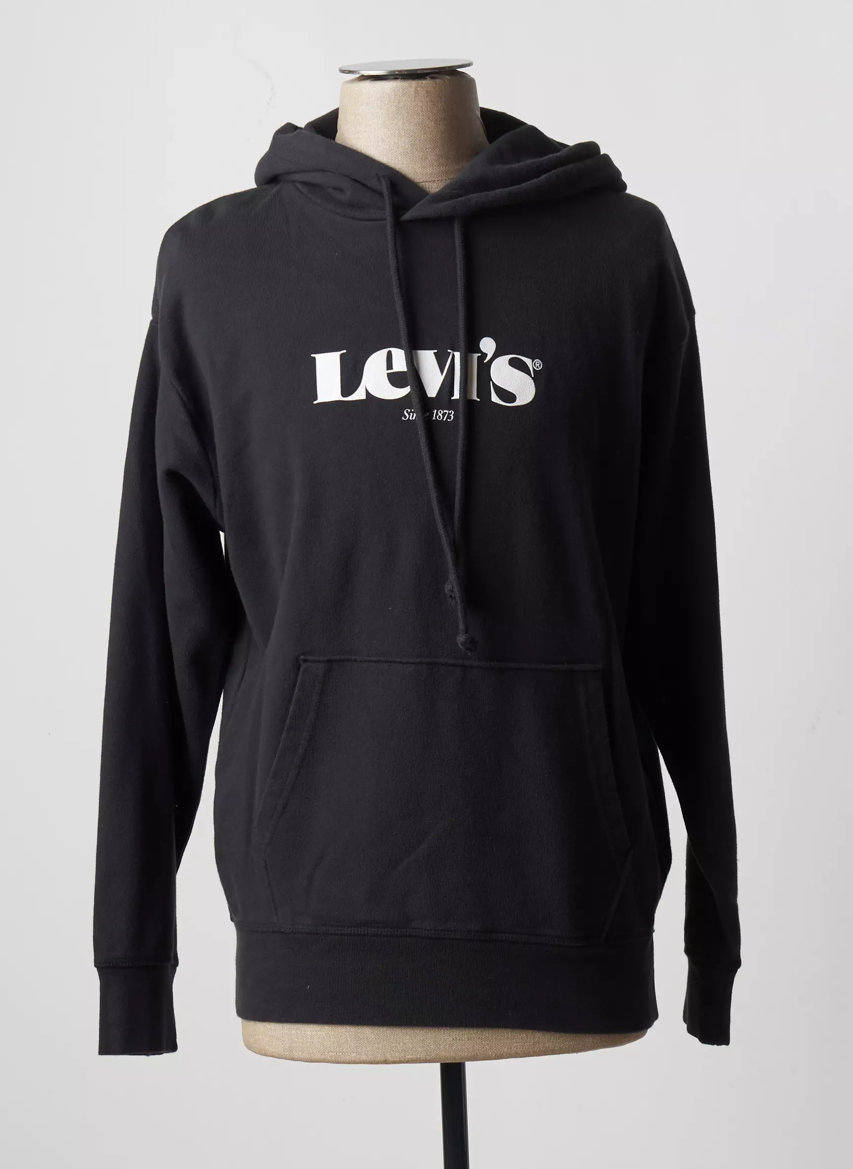 Levis Sweat Capuche Homme couleur noir