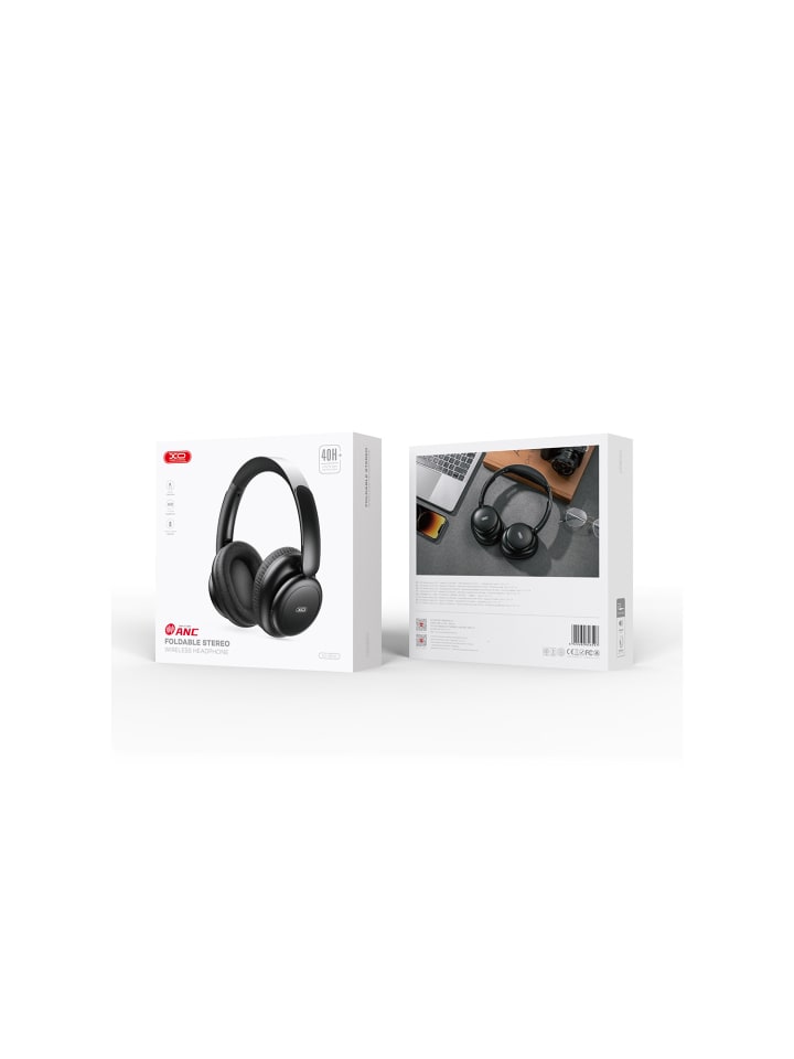XO Bluetooth Kopfhörer BE40 schwarz ANC - Over-Ear-Kopfhörer Bluetooth in Schwarz günstig kaufen onesize