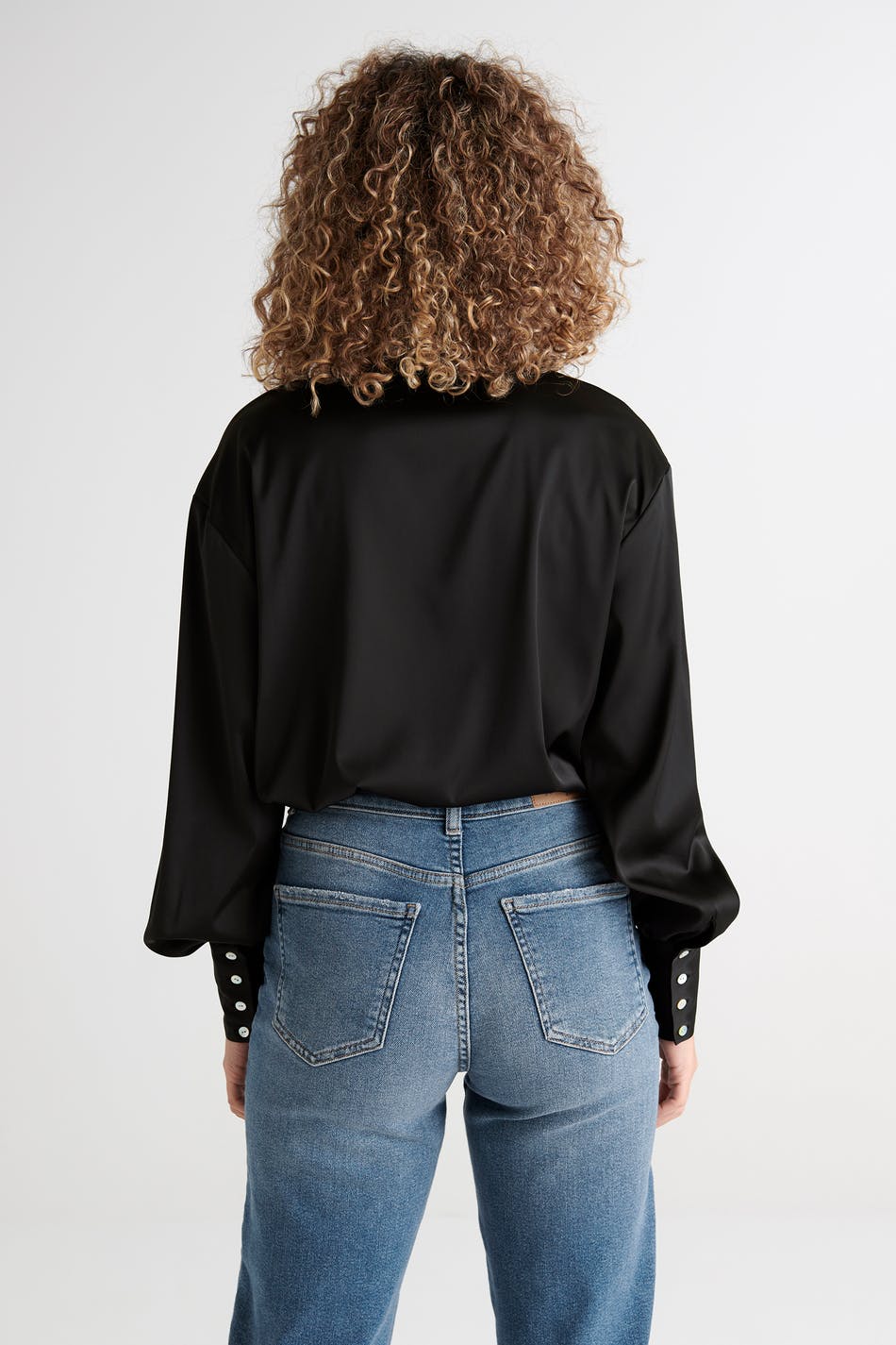Holly tie neck blouse