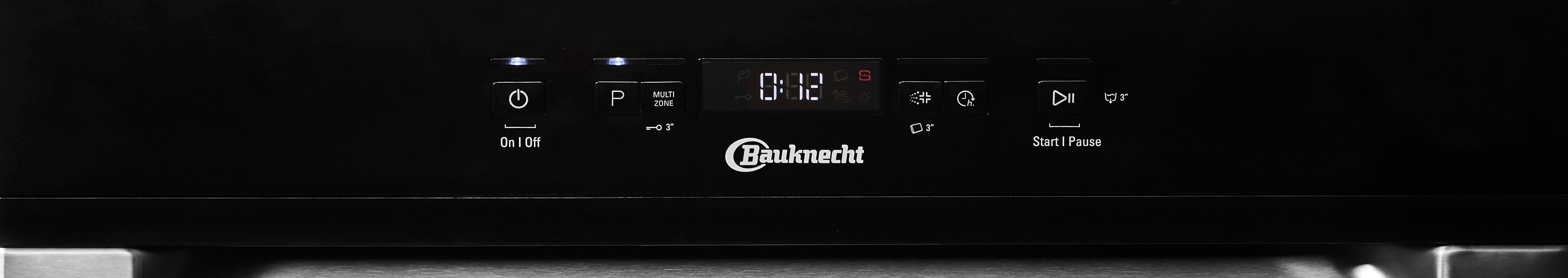 BAUKNECHT Unterbaugeschirrspüler, BUC 3C26 X (2), 14 Maßgedecke