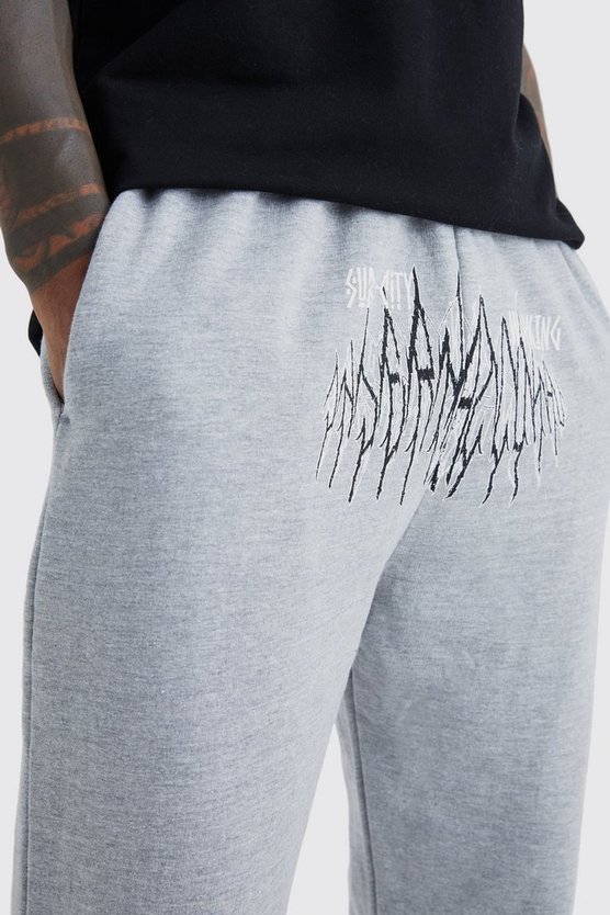 Jogginghose mit City Print