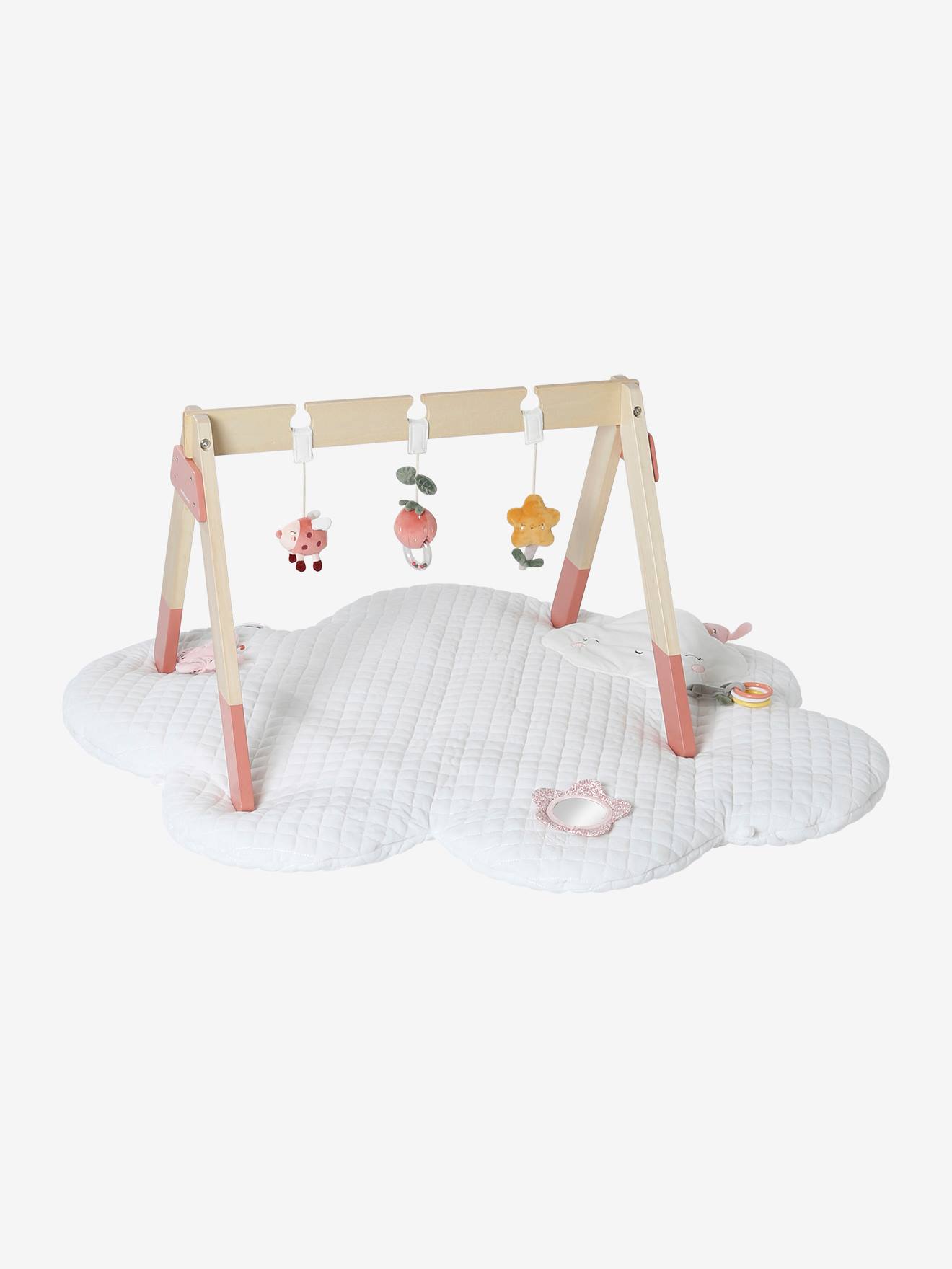 Vertbaudet Baby Spielbogen aus Holz FSC - mehrfarbig/rosa welt