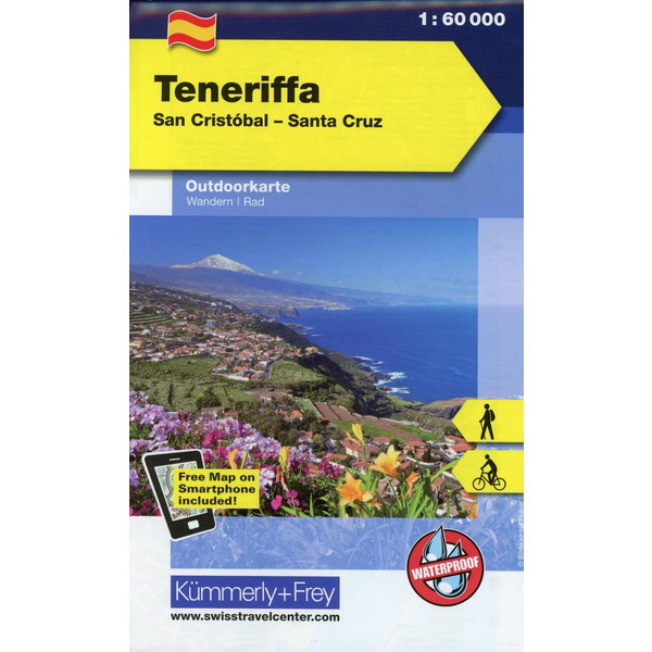 KuF Outdoorkarte Teneriffa 1 : 60 000 - Wanderkarte