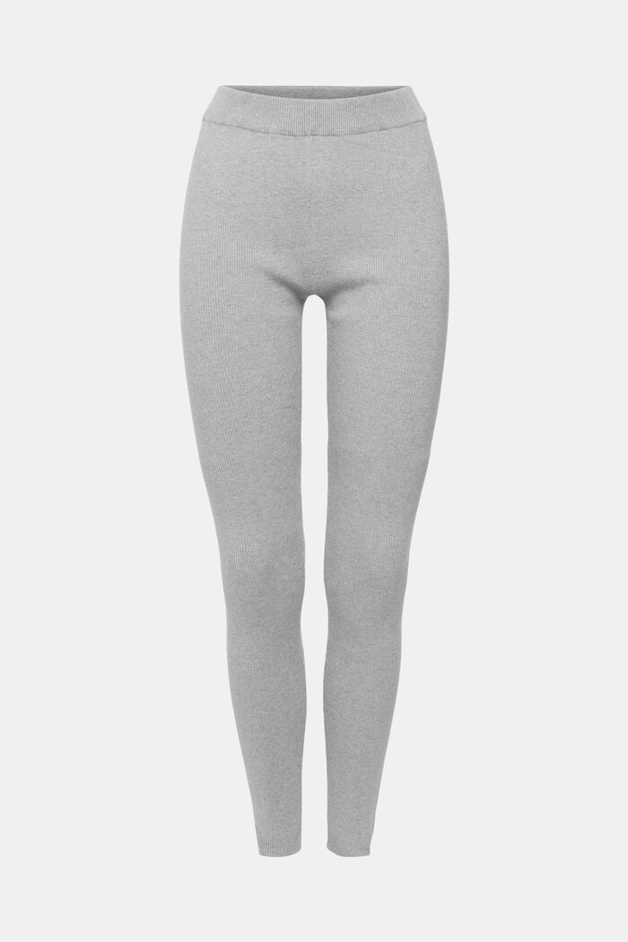 Leggings aus Rippstrick